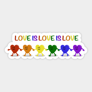 Pride Heart Parade Sticker